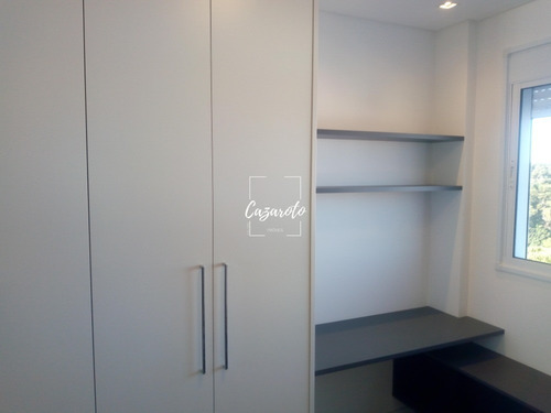 Imagem 9 de 30 de Apartamento A Venda Novo Semi Mobiliado Ao Lado Do Parque Bacacheri Com 03 Domrs/1 Suite, 2 Vagas - Pr - Ap0036_caza
