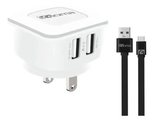 Cargador De Viaje Igoma Ch-50 Incluye Cable