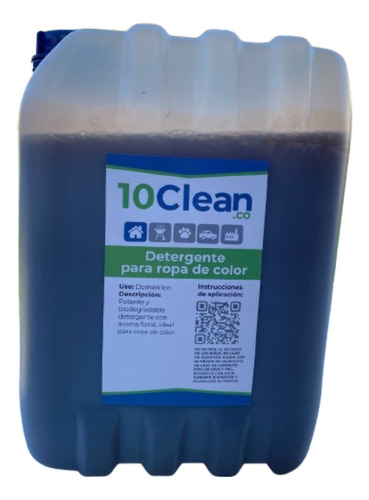 Detergente Liquido Para Ropa Obscura 10 L 10clean.co