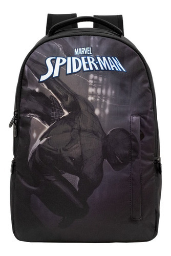 Mochila Costas Homem Aranha Preto T4 9820 Xeryus