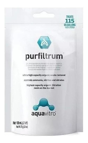Seachem Aquavitro Purfiltrum Super Purigen 100ml Com Bag