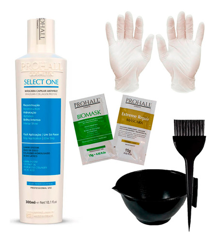 Select One Prohall 300ml + Cumbuca/pincel/luvas/sachês