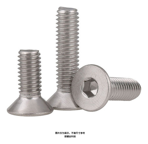 316242 10 Tornillos Hexagonales Acero Inoxidable