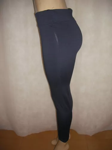 Leg Legging Azul Tam M Athletic Works Usado Bom Estado