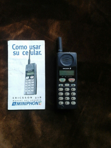 Celular Ericsson 318 Antiguo Con Manual MiniPhone