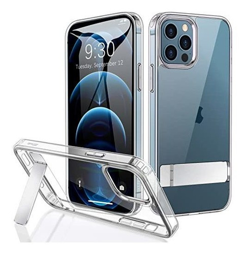 Funda Para iPhone 12 Pro Max Con Soporte De Metal Resistente
