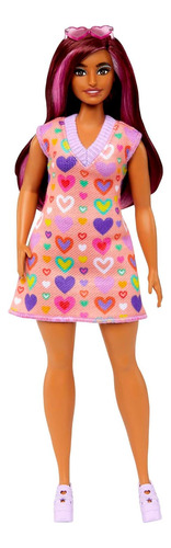 Barbie Fashionistas Con Estampado De Corazón barbie