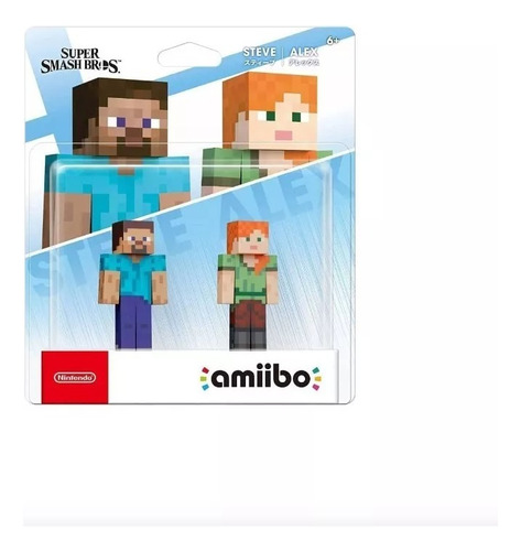 Amiibo Steve And Alex - Minecraft