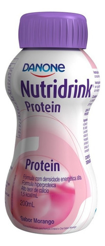 Suplemento Nutridrink Protein Morango 200ml Nutricia Danone