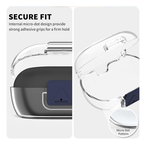 Para Bose New Quietcomfort Earbuds Funda Transparente Case