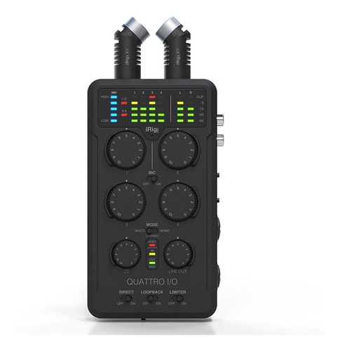 Interfaz De Audio Ik Multimedia Irig Pro Quattro I/o Deluxe