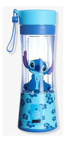 Garrafa Mixer Liquidificador Portátil Disney Stitch 