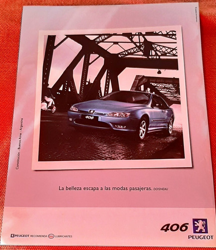 Peugeot 406 Coupé Publicidad