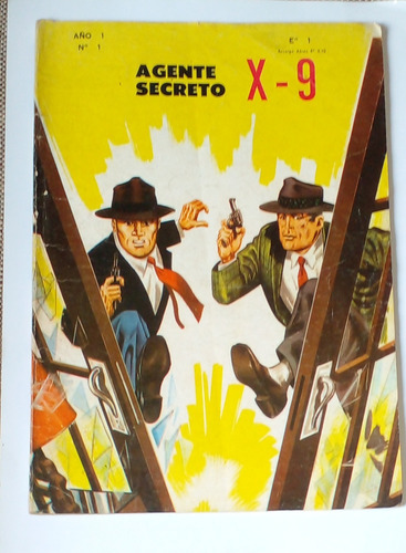 Agente Secreto X-9  Numero 1 Antiguos Comics 