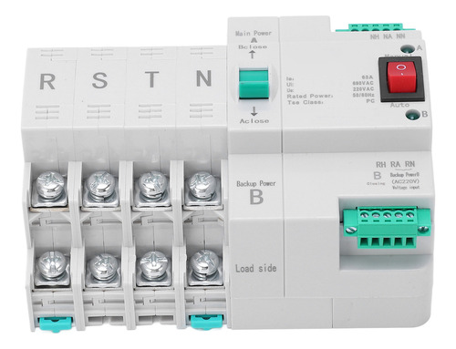 ¡ Interruptor De Transferencia Automática Dual Power 4p Din