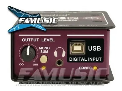 Caja Directa Radial Engineering Usb Pro Direct Box