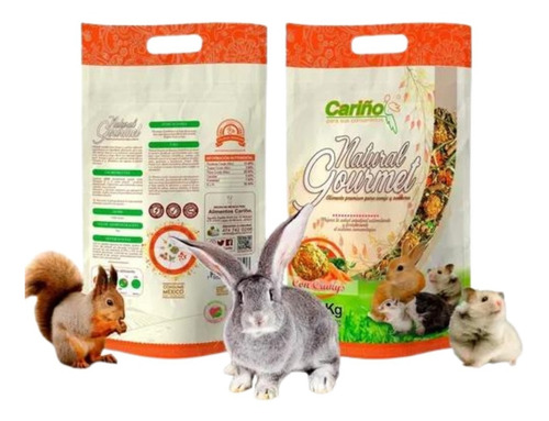 Imagen 3 de 5 de Alimento Gourmet Para Conejo, Cuyo, Hamster Comida Premium