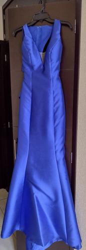 Vestido Largo Para Fiesta, Azul Rey Talla S