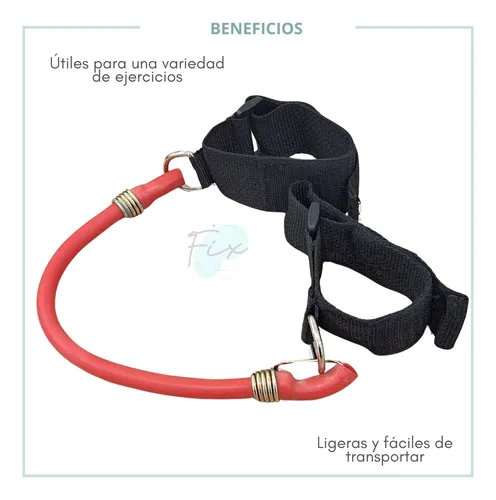 Banda Elastica Con Tobilleras Gym Funcional Abductores Mir