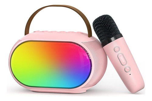 Máquina De Micrófono De Karaoke Para Niños Con Controladores