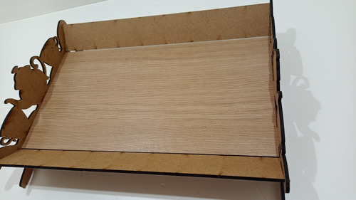 Imagem 8 de 8 de Bandeja Decorativo Para Xicaras De Café/chá Em Mdf - 3mm