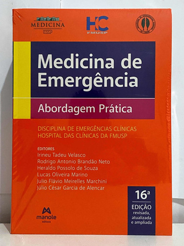 Livro - Medicina De Emergência Usp Abordagem Prática !!