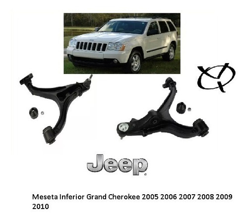 Meseta Inferior Grand Cherokee 2005 2006 2007 2008 2009 2010