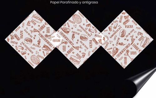 Papel Parafinado/kilo, Comidas Rápidas, 100% Biodegradable