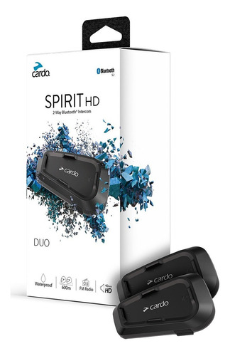 Intercomunicador Cardo Spirit Hd Duplo Duo 