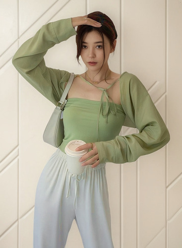Encogimientos De Hombros De Encaje Tipo Bolero Con Diseño Se