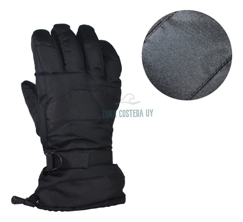 Guantes Impermeables Moto Termico Polar Ajustable Invierno