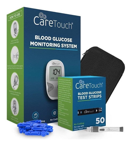 Glucómetros  Kit De Prueba De Diabetes Care Touch 50 Tiras