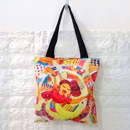 Soraya Bolso Velif Tela Estampada Diseño Exclusivo