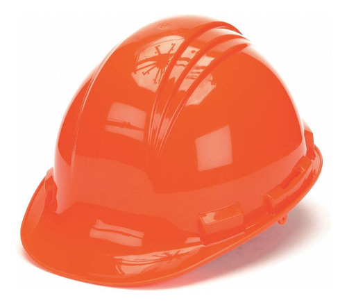 Casco De Trabajo Naranja C/arnés Cremallera Honeywell