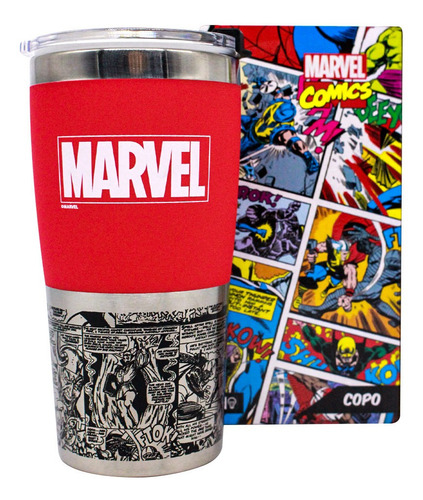 Imagem 1 de 1 de Copo Viagem Max Marvel Classic