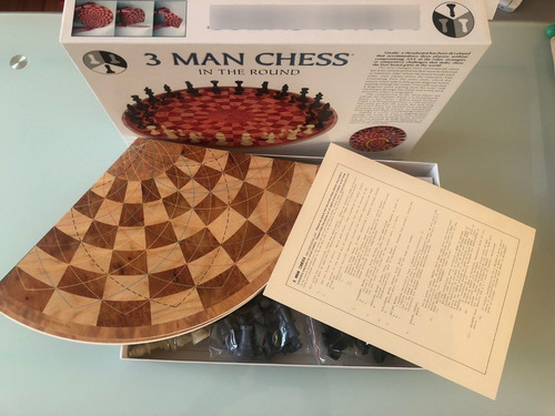 Juego De Ajedrez 3 Man Chess In The Round