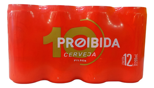 Cerveja Proibida Pilsen 269ml Kit Com 12 Unidades