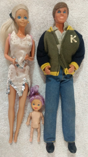 Pack Barbie + Ken Vintage Mattel Mexico Oportunidad..!!