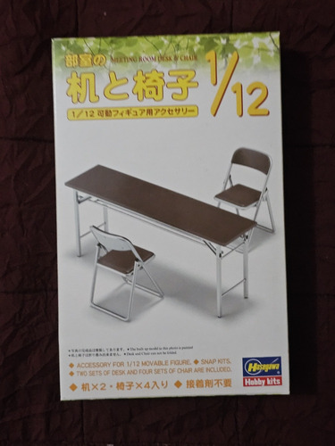 Figura Figma Revoltech Meething Room Desk And Chair 1/12 