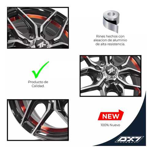 Rines 14 4/100 P/ Versa Gol Spark Kia Rio Rota Msi Spark I10