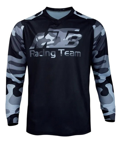 Camiseta De Manga Larga Impresa En 3d De Mtb Racing