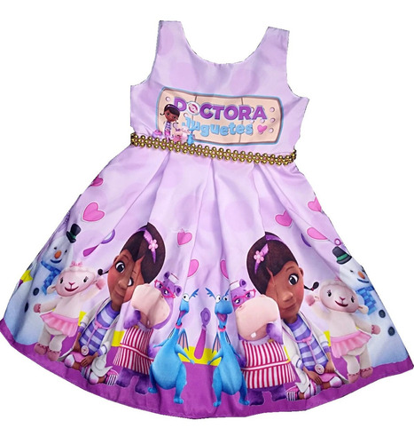 Vestido Para Niñas De Doctora Juguetes - Cs 