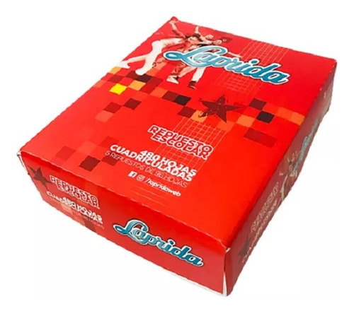 Repuesto N°3 Cuadriculado 480 Hojas 93gr. Laprida