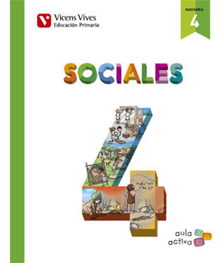 Libro Sociales 4+ Navarra Separata (aula Activa) - Garcia...