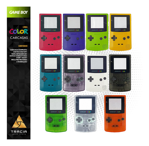 [ Carcasa Para Gameboy Color ] Kit Game Boy Gbc | Tracia