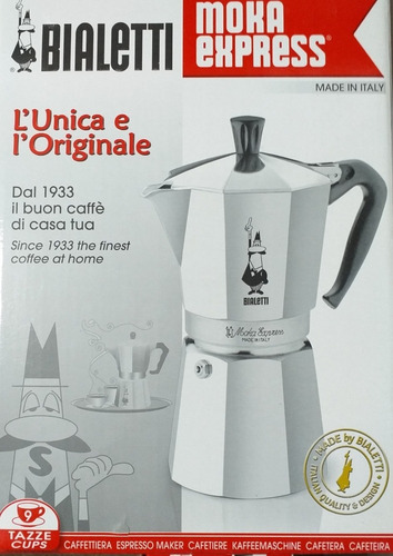 Imagen 2 de 3 de Cafetera Bialetti Greca Expreso 9 Tazas Italiana Original