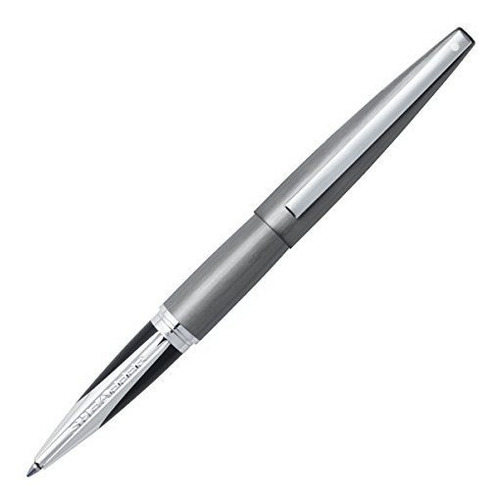 Sheaffer Taranis, Icy Gunmetal, Con Caja (adornos En Cromo, 