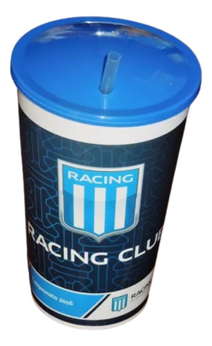 Vaso De Racing Club Azul Plastico 850 Cm3 Con Holograma !!!!