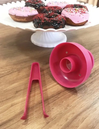 Maquina Manual Fazer Churros + Modela Faz Donuts Kit Delicia