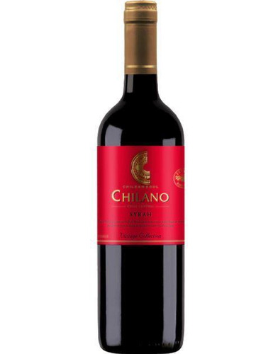 Vinho Chileno Chilano Tinto Syrah 750ml- Combo 2 Garrafas